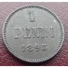 Финляндия в составе РИ. 1 пенни 1893
