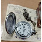 Часы карманные - Молния Глухарь. СССР, знак качества. Исправные. Комплект. Состояние - Люкс