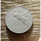 Werty71 Италия 10 лир 1949 Пегас Конь оливки