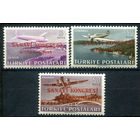 Турция - 1951г. - авиация, самолёты, авиапочта, индустриальный конгресс - 3 марки - полная серия, MNH [Mi 1270-1272]. #4-W2-130-A-2