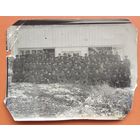 Памятная групповая фотография подразделения участнику Отечественной войны. 1945 г. 10х16 см.