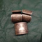 Кольца для салфеток СССР. Мельхиор .3шт.