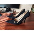 Туфли натуральная замша, б/у, 37р-р