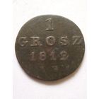 1 грош 1812 IB Герцогство Варшавское(2)