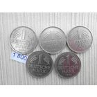 5 монет марки   лот 1800