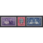 Юго Западная Африка 1947 ** Королевский визит, George VI, серия 3 марки (SG 134-136)