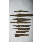 Древние ножи. 8 шт. Железо.