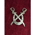 Накладка с рюмки. Серебро.