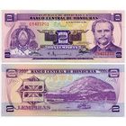 Гондурас. 2 лемпиры (образца 1976 года, P61, UNC)