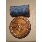 Медаль ГДР  за добросовестную службу железная дорога