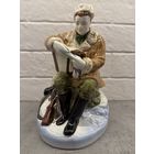 Статуэтка ВАСИЛИЙ ТЁРКИН с Гармонью. Редкость!.  Распродажа коллекции!!!