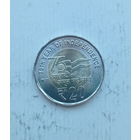 Индия 20 рупий 2022 год 75 лет независимости Индии биметалл