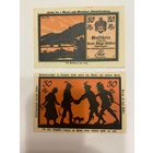 Нотгельд 50 пфеннигов 1921 год. Берга. Веймарская республика - 2201