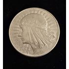 5 злотых 1933 г.  Польша.  Ядвига.  Серебро