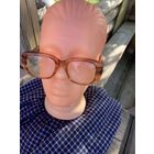 Прикольные советские ЖЕНСКИЕ!!!  РОГОВЫЕ очки,  похоже  для  зрения.  Можно  заменить стёкла на затемнённые.