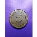Германия ФРГ 5 пфеннингов 1950 J