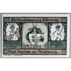 Германия, 25 пфеннигов 1921 год, Зюдхарц (Bad Sachsa am Sudharz), герб маленьких туристов