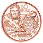 Австрия 10 евро 2020 Стойкость 4-я монета UNC