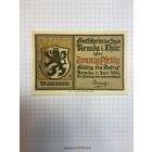 Нотгельд 20 пфеннигов 1921 год Ремда -0401