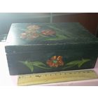 Старинная шкатулка , ручная работа и роспись .