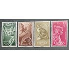 Испанские колонии. Сахара 1960. Фауна 4 марки. 207-210