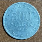 Монета 500 марок 1923 год. Веймарская республика.