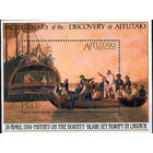 1989 Аитутаки. 200 лет открытия Аитутаки Вильямом Блаем. Мятеж на Баунти