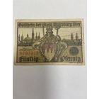 Нотгельд 50 пфеннингов Мюрцбург