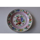 ТАРЕЛКА РУЧНАЯ РОСПИСЬ СТАРОЕ КЛЕЙМО