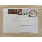 ПОДПИСАННЫЙ КОНВЕРТ. ПОЛЬША. КРАСИВЫЕ МАРКИ.