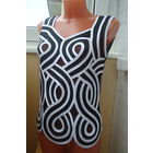 Черно-белая кофточка Франция 44-46 размера