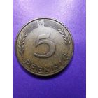 Германия ФРГ 5 пфеннингов 1969 D