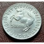 Германия (нотгельды) 5 марок, 1921 Провинция Вестфалия     ( 1-13-4 )