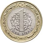 Турция 1 лира, 2023 UNC