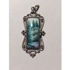 Кулон с финифтью