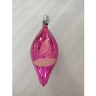 Ёлочная игрушка сосулька с ёлкой