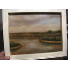 Картина советская живопись масло на ДВП 4