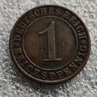 Германия 1 рейхспфенниг  1925 г.  Веймарская республика (рейхсмарка)