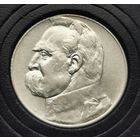 2. 5 злотых 1934 г. Пилсудский. С рубля