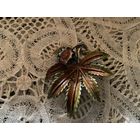 Брошь Каштан серия Листья Exquisite Англия 60-е