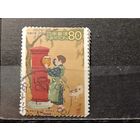 Япония, 2001. 100 лет почтовым ящикам с красной колонной