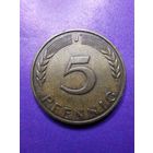 Германия ФРГ 5 пфеннингов 1971 J