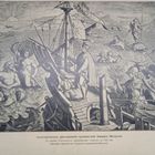 АЛЛЕГОРИЧЕСКОЕ ПРОСЛАВЛЕНИЕ ПУТЕШЕСТВИЙ АМЕРИГО ВЕСПУЧЧИ. Старинная литография 19-20века 38х28см. СПБ.