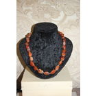 Бусы из натурального камня, длина 54 см., застёжка рабочая.