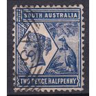 182.Aust. Великобритания. Австралийские штаты. Южная Австралия. Виктория. Стандарт. 1898 г. 2 1/2p. Mi.#76bC.