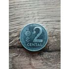 2 цента Литва 1991 г