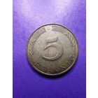 Германия ФРГ 5 пфеннингов 1972 G