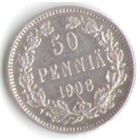 50 пенни 1908 год _состояние XF