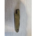 Нож с латунными вставками