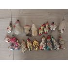 Лот нечастых ёлочных игрушек СССР.С РУБЛЯ.